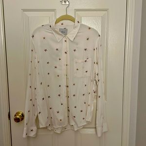 Rails long sleeve Rayon Button Down